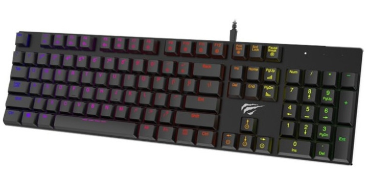 Havit HV-KB395L Mekanisk tangentbord med RGB i gruppen Datautstyr / GAMING / Tastatur hos TP E-commerce Nordic AB (38-89693)