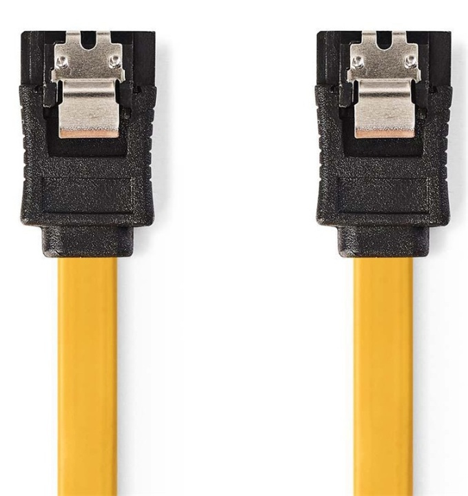 Nedis SATA kabel | 6 Gbps | SATA 7-Pin Hun | SATA 7-Pin Hun | Nikkel belagt | 0.50 m | Flatt | PVC | Gul | Plastpose i gruppen Datautstyr / Kabler og adaptere / Intern / SATA hos TP E-commerce Nordic AB (38-89779)