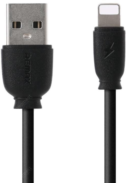 Remax Lightning-ladekabel 2,1 A, 1 m i gruppen SMARTTELEFON & NETTBRETT / Ladere og Kabler / Kabler / Kabler Lightning hos TP E-commerce Nordic AB (38-89864)
