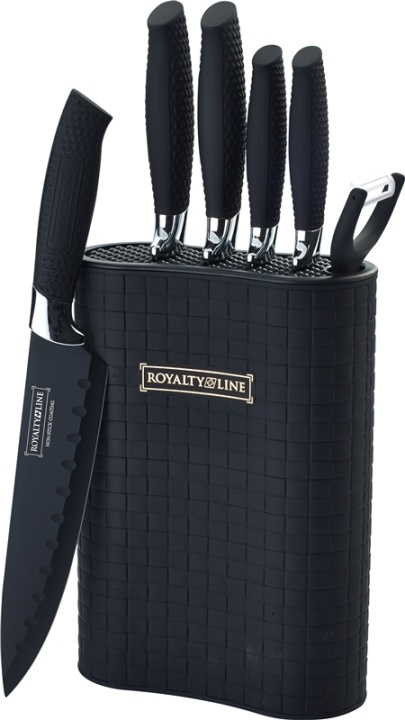 Royalty Line 5st knivar med knivställ i gruppen HJEM, HUS OG HAGE / Kjøkkenutstyr / Kjøkkenkniver og knivslipere hos TP E-commerce Nordic AB (38-89994)
