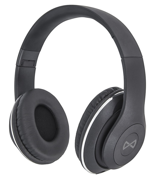 Forever Music Soul BHS-300, trådlösa hörlurar, svart i gruppen Elektronikk / Lyd & Bilde / Hodetelefoner & Tilbehør / Hodetelefoner hos TP E-commerce Nordic AB (38-90000)