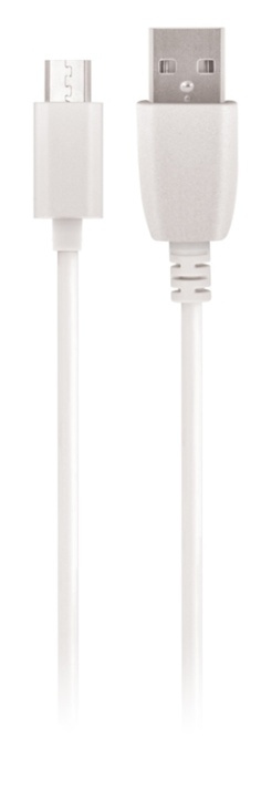 Maxlife microUSB-kabel, 1A, 1m, vit i gruppen SMARTTELEFON & NETTBRETT / Ladere og Kabler / Kabler / Kabler microUSB hos TP E-commerce Nordic AB (38-90062)