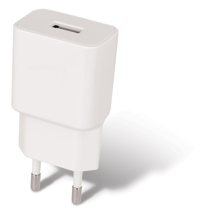 Maxlife vegglader MXTC-01 USB (1A) + Lightning-kabel, hvit i gruppen SMARTTELEFON & NETTBRETT / Ladere og Kabler / Vegglader / Vegglader Lightning hos TP E-commerce Nordic AB (38-90073)