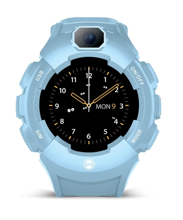Forever Care Me KW-400 - GPS-klokke for barn, blå i gruppen SPORT, FRITID & HOBBY / Smartwatch og Aktivitetsmålere / Smartwatch for barn hos TP E-commerce Nordic AB (38-90121)