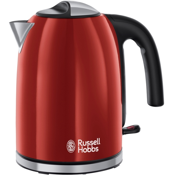 Russell Hobbs Vannkoker Colours Red 1,7l i gruppen HJEM, HUS OG HAGE / Husholdningsapparater / Vann og juice / Vannkokere hos TP E-commerce Nordic AB (38-90189)