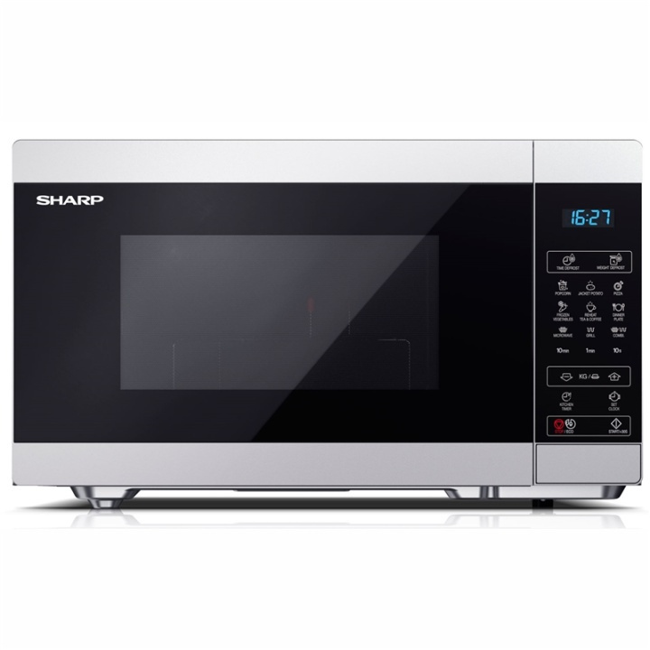 Sharp Mikrobølgeovn 28l Digital panel 900W med grillfunksjon i gruppen HJEM, HUS OG HAGE / Husholdningsapparater / Mikrobølgeovner hos TP E-commerce Nordic AB (38-90228)