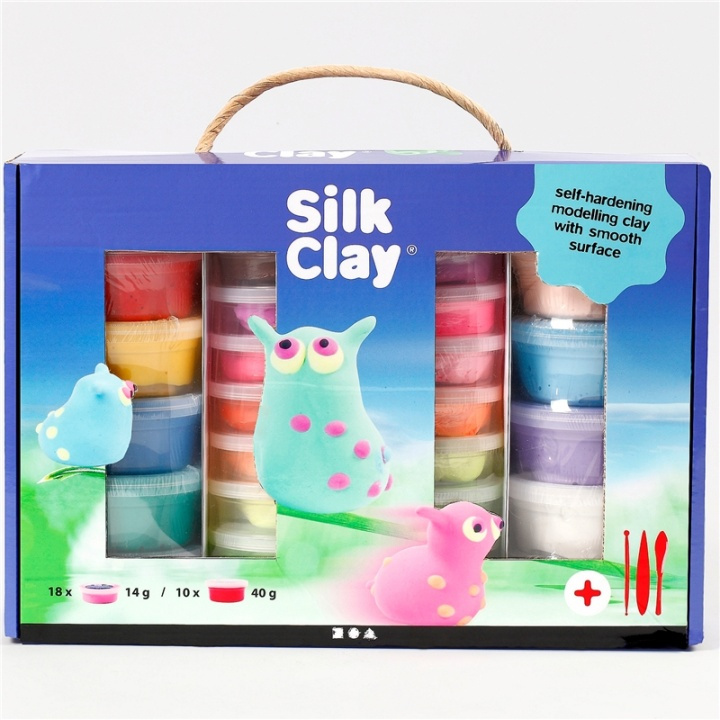 Silk Clay Gaveeske Blandede farger i gruppen LEKER, BARN OG BABY / Leker / Lek leire, lek sand og tilbehør hos TP E-commerce Nordic AB (38-90239)