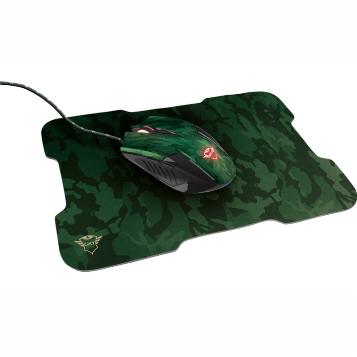 Trust GXT 781 Rixa Camo mus og matte i gruppen Datautstyr / GAMING / Mus hos TP E-commerce Nordic AB (38-90474)