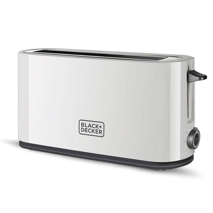 BLACK+DECKER Brødrister 1000W Hvit i gruppen HJEM, HUS OG HAGE / Husholdningsapparater / Brødristere og toastjern / Brødristere hos TP E-commerce Nordic AB (38-90521)