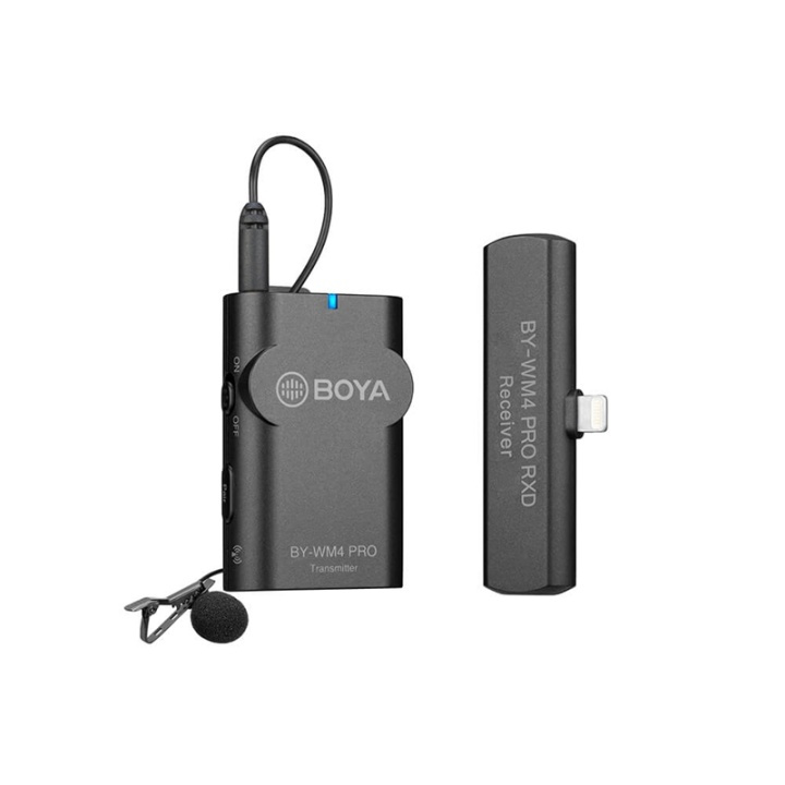 BOYA Mottaker Trådløs BY-WM4 Pro K3 Lightning i gruppen Elektronikk / Lyd & Bilde / Håndholdte mikrofoner hos TP E-commerce Nordic AB (38-90554)