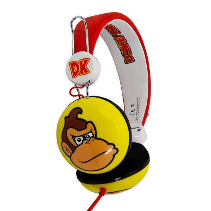 Donkey Kong Hodetelefon Dome Tween On-Ear 90dB Kong i gruppen Elektronikk / Lyd & Bilde / Hodetelefoner & Tilbehør / Hodetelefoner hos TP E-commerce Nordic AB (38-90620)