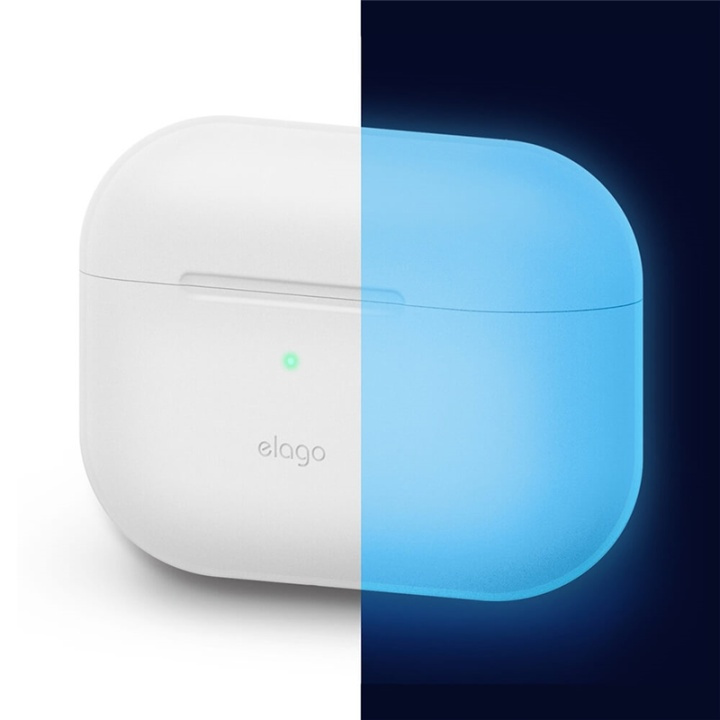 elago Etui for Airpod Pro Silikon Blå i gruppen Elektronikk / Lyd & Bilde / Hodetelefoner & Tilbehør / Tilbehør hos TP E-commerce Nordic AB (38-90626)