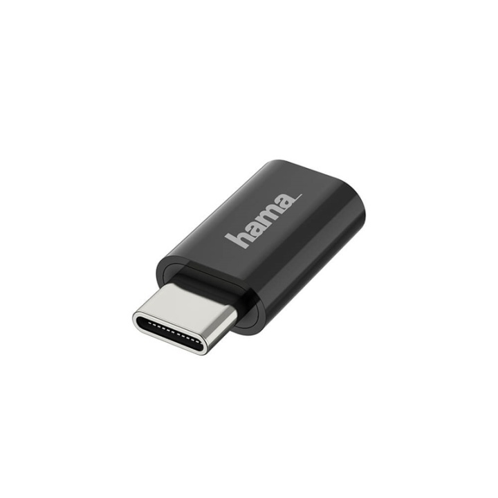 Hama USB-C Adapter till Micro-USB USB 2.0, 480 Mbps i gruppen SMARTTELEFON & NETTBRETT / Ladere og Kabler / Adaptere hos TP E-commerce Nordic AB (38-90708)