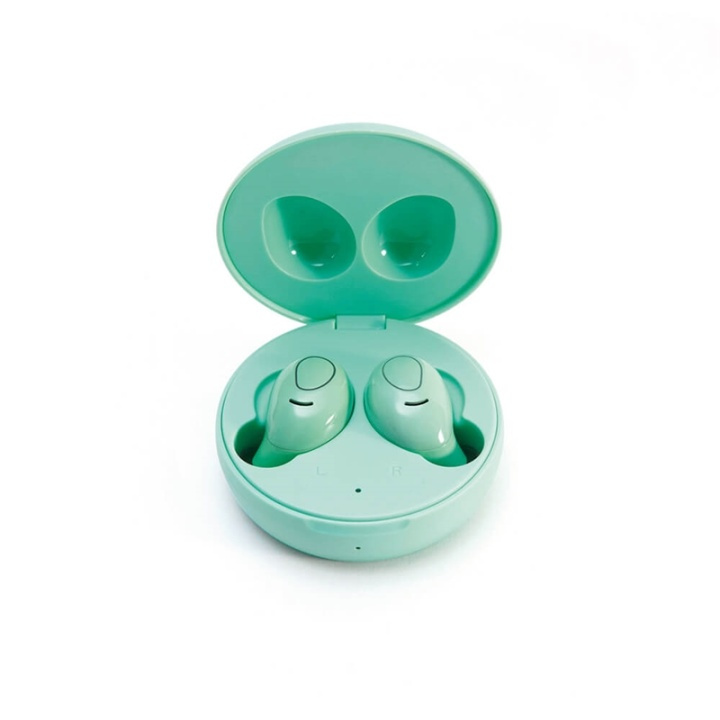 LEDWOOD Hörlur i9 TWS True Wireless In-Ear Mint Mic i gruppen Elektronikk / Lyd & Bilde / Hodetelefoner & Tilbehør / Hodetelefoner hos TP E-commerce Nordic AB (38-90952)