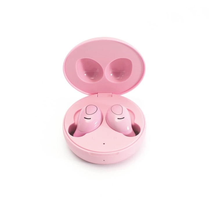 LEDWOOD Hörlur i9 TWS True Wireless In-Ear Rosa Mic i gruppen Elektronikk / Lyd & Bilde / Hodetelefoner & Tilbehør / Hodetelefoner hos TP E-commerce Nordic AB (38-90953)
