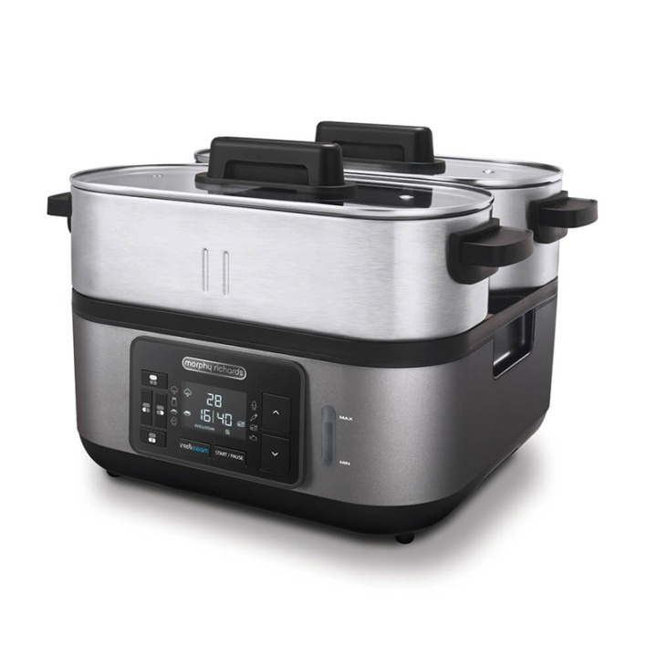 MORPHY RICHARDS Dampkoker Intellisteam Brushed Steel i gruppen HJEM, HUS OG HAGE / Husholdningsapparater / Øvrige husholdningsapparater hos TP E-commerce Nordic AB (38-91001)