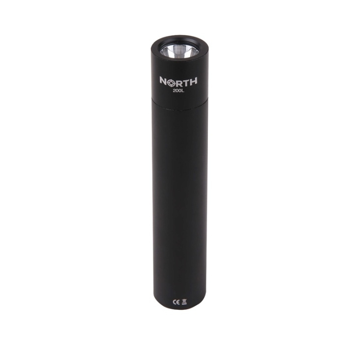 North Ficklampa 200Lumen Svart Aluminium 2W i gruppen SPORT, FRITID & HOBBY / Lommelykter og hodelykter / Lommelykter hos TP E-commerce Nordic AB (38-91018)