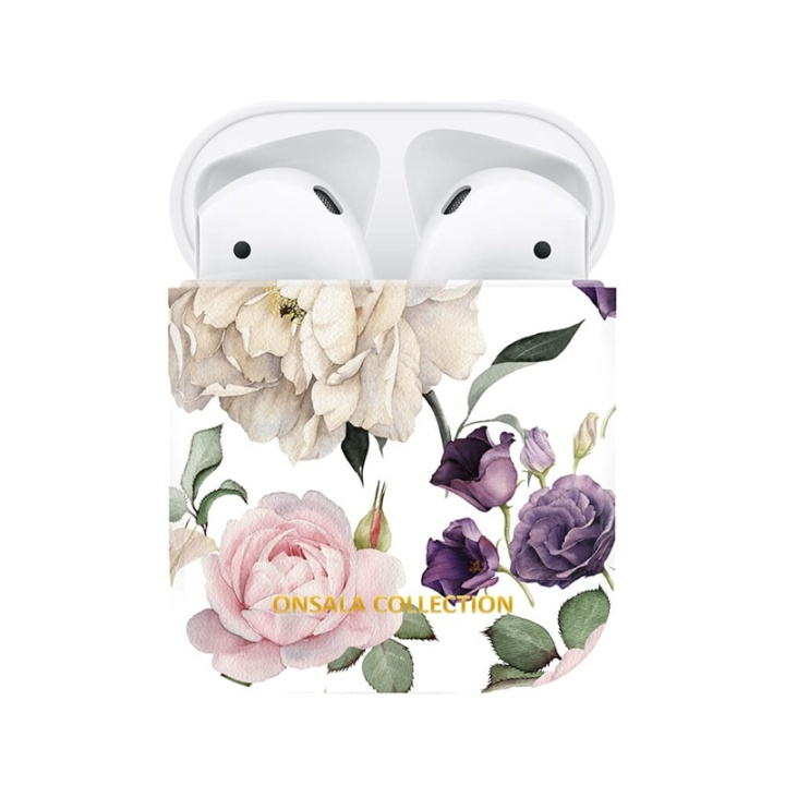 ONSALA COLLECTION Airpods Etui 1st and 2nd Generation Rose Garden i gruppen Elektronikk / Lyd & Bilde / Hodetelefoner & Tilbehør / Tilbehør hos TP E-commerce Nordic AB (38-91038)