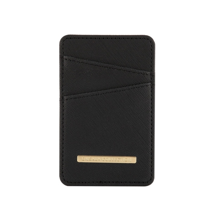 Onsala COLLECTION Kortfodral Svart Saffiano Universal 2 Kortplatser i gruppen SMARTTELEFON & NETTBRETT / Annet tilbehør / Annet hos TP E-commerce Nordic AB (38-91046)