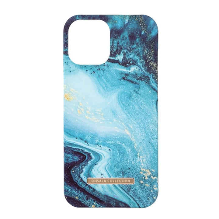 Onsala COLLECTION Mobilskal Soft Blue Sea Marble iPhone 12 / 12 Pro i gruppen SMARTTELEFON & NETTBRETT / Mobilbeskyttelse / Apple / iPhone 12 / Deksel hos TP E-commerce Nordic AB (38-91049)