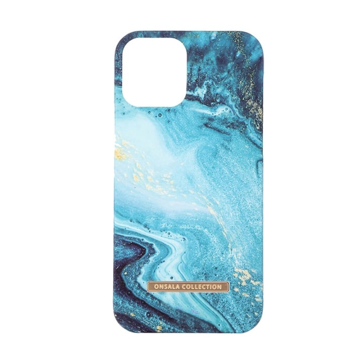 Onsala COLLECTION Mobilskal Soft Blue Sea Marble iPhone 12 Pro Max i gruppen SMARTTELEFON & NETTBRETT / Mobilbeskyttelse / Apple / iPhone 12 Pro / Deksel hos TP E-commerce Nordic AB (38-91050)