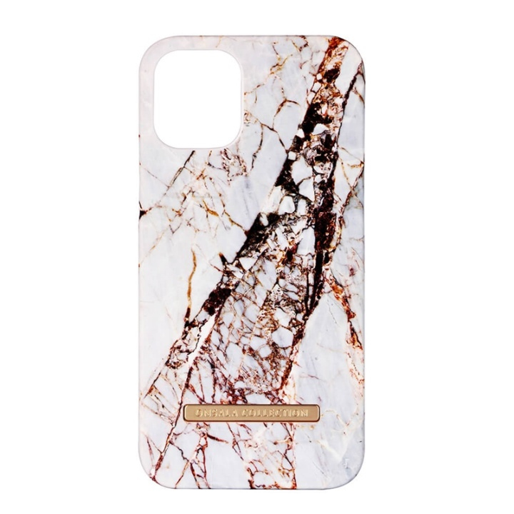 ONSALA COLLECTION Mobildeksel Soft White Rhino Marble iPhone 12 Mini i gruppen SMARTTELEFON & NETTBRETT / Mobilbeskyttelse / Apple / iPhone 12 Mini / Deksel hos TP E-commerce Nordic AB (38-91060)