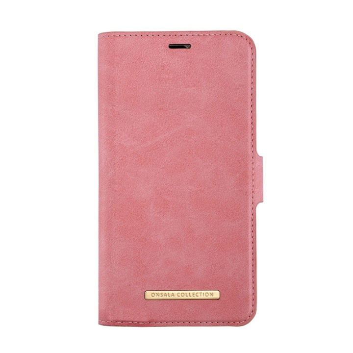 ONSALA Lommebokveske iPhone 12 Mini Dusty Pink i gruppen SMARTTELEFON & NETTBRETT / Mobilbeskyttelse / Apple / iPhone 12 Mini / Flippdeksel hos TP E-commerce Nordic AB (38-91062)