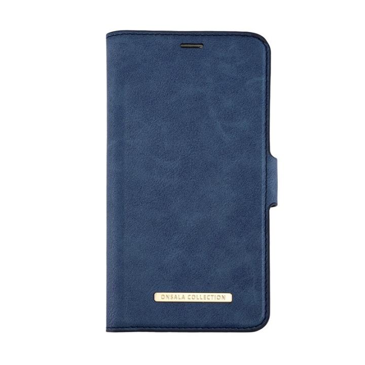 Onsala COLLECTION Mobilfodral Royal Blue iPhone 12 / 12 Pro i gruppen SMARTTELEFON & NETTBRETT / Mobilbeskyttelse / Apple / iPhone 12 / Flippdeksel hos TP E-commerce Nordic AB (38-91069)
