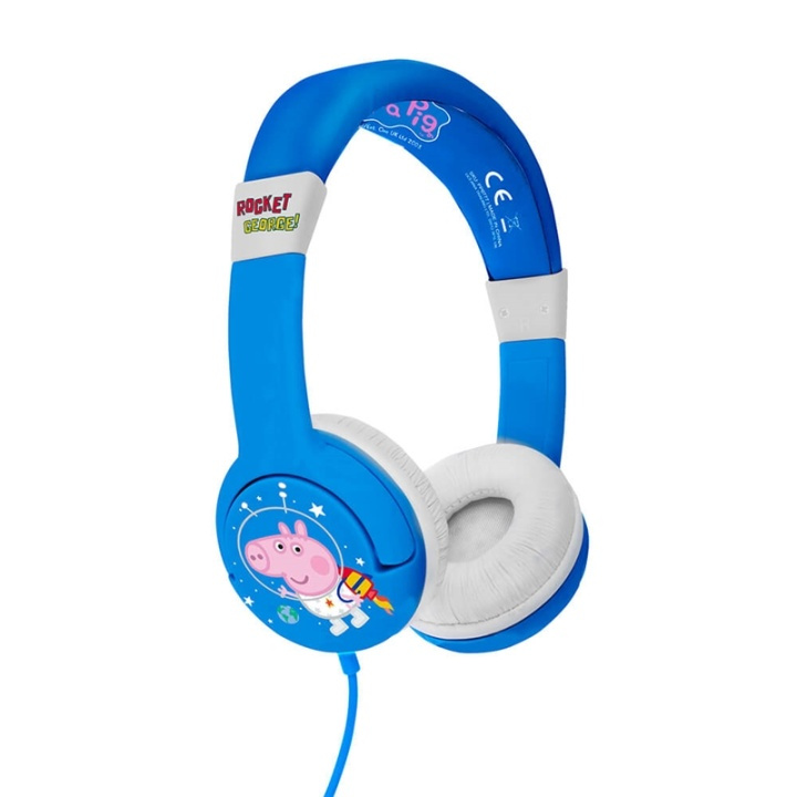 Peppa Pig Hodetelefon Junior On-Ear 85dB George Rocket i gruppen Elektronikk / Lyd & Bilde / Hodetelefoner & Tilbehør / Hodetelefoner hos TP E-commerce Nordic AB (38-91138)