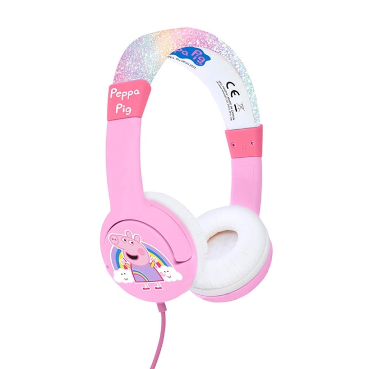 PEPPA PIG Hodetelefon Junior On-Ear 85dB Prinsessen Peppa i gruppen Elektronikk / Lyd & Bilde / Hodetelefoner & Tilbehør / Hodetelefoner hos TP E-commerce Nordic AB (38-91140)