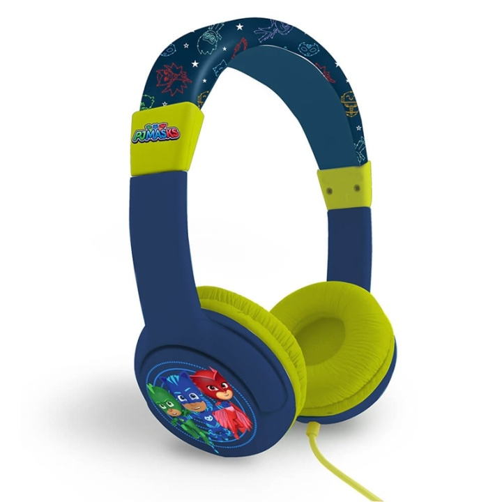 PJ MASKS Hodetelefon Junior On-Ear 85dB Team i gruppen Elektronikk / Lyd & Bilde / Hodetelefoner & Tilbehør / Hodetelefoner hos TP E-commerce Nordic AB (38-91146)