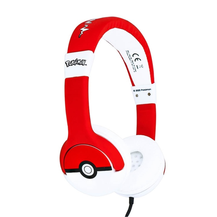 POKEMON Hodetelefon Junior On-Ear 85dB Pokeball i gruppen Elektronikk / Lyd & Bilde / Hodetelefoner & Tilbehør / Hodetelefoner hos TP E-commerce Nordic AB (38-91152)