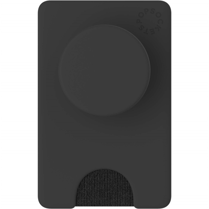 POPSOCKETS Wallet Black Avtagbar Lommebok for Mobil PopWallet+ i gruppen SMARTTELEFON & NETTBRETT / Annet tilbehør / Popsockets hos TP E-commerce Nordic AB (38-91255)