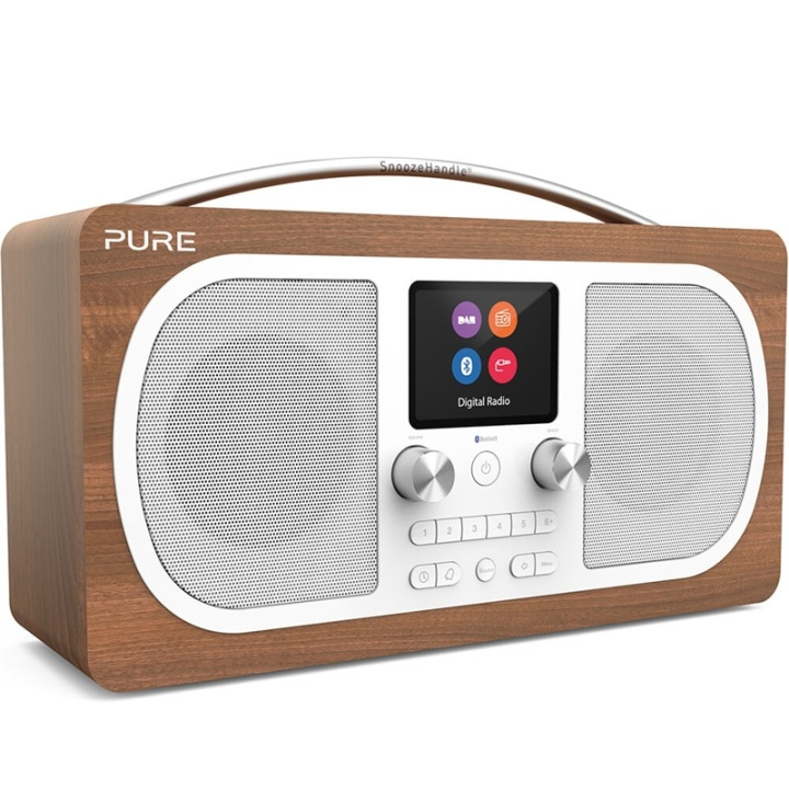 PURE FM/DAB/DAB+ Evoke H6, Valnøtt i gruppen Elektronikk / Lyd & Bilde / Hjemmekino, HiFi og bærbar / Radio & Vekkerklokker / Radio hos TP E-commerce Nordic AB (38-91274)