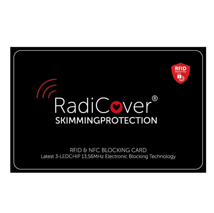 Radicover Skim-Block Kort 3-Led RFID NFC Skimmingskydd i gruppen SPORT, FRITID & HOBBY / Tilbehør / RFID hos TP E-commerce Nordic AB (38-91277)