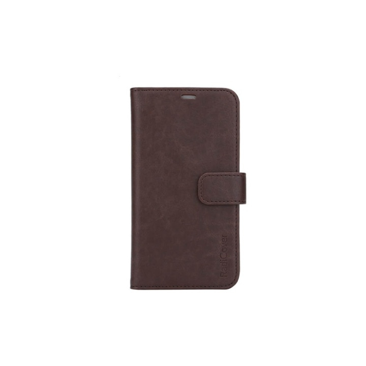 Radicover Strålningsskydd Mobilfodral PU iPhone 11 Pro Max Flipcover Brun i gruppen SMARTTELEFON & NETTBRETT / Mobilbeskyttelse / Apple / iPhone 11 Pro Max / Flippdeksel hos TP E-commerce Nordic AB (38-91289)