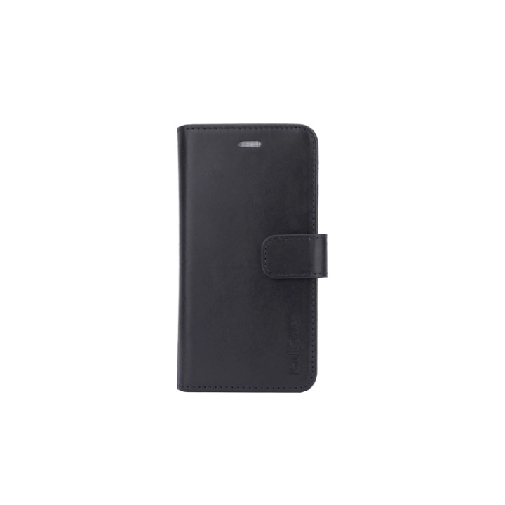 Radicover Strålingsbeskyttelse Mobiletui Skinn iPhone 6/7/8/SE 2i1 Magnetdeksel Svart i gruppen SMARTTELEFON & NETTBRETT / Mobilbeskyttelse / Apple / iPhone 6/6S / Flippdeksel hos TP E-commerce Nordic AB (38-91321)