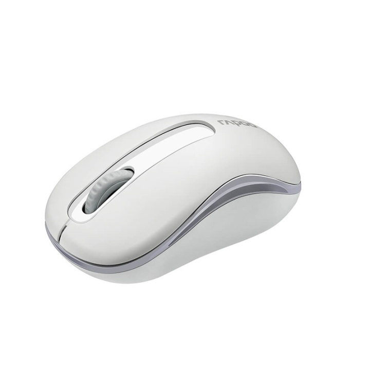Rapoo Mouse M10 Plus Wireless 2.4GHz White i gruppen Datautstyr / Mus & Tastatur / Mus / Trådløs hos TP E-commerce Nordic AB (38-91351)