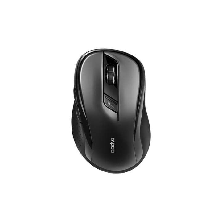 Rapoo Mouse M500 Wireless Multi-Mode Black i gruppen Datautstyr / Mus & Tastatur / Mus / Trådløs hos TP E-commerce Nordic AB (38-91362)