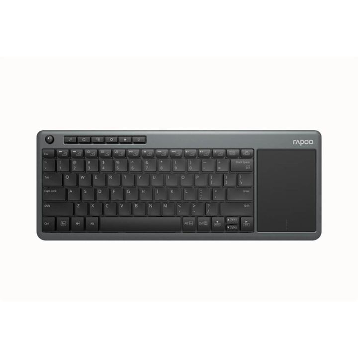 Rapoo Keyboard K2600 Wireless 2.4GHz Grey i gruppen Datautstyr / Mus & Tastatur / Tastatur / Pakke hos TP E-commerce Nordic AB (38-91367)