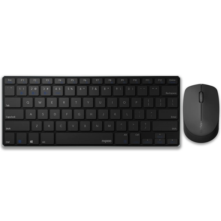 Rapoo Keyboard/Mice Set 9000M Wireless Multi-Mode Black i gruppen Datautstyr / Mus & Tastatur / Tastatur / Pakke hos TP E-commerce Nordic AB (38-91371)