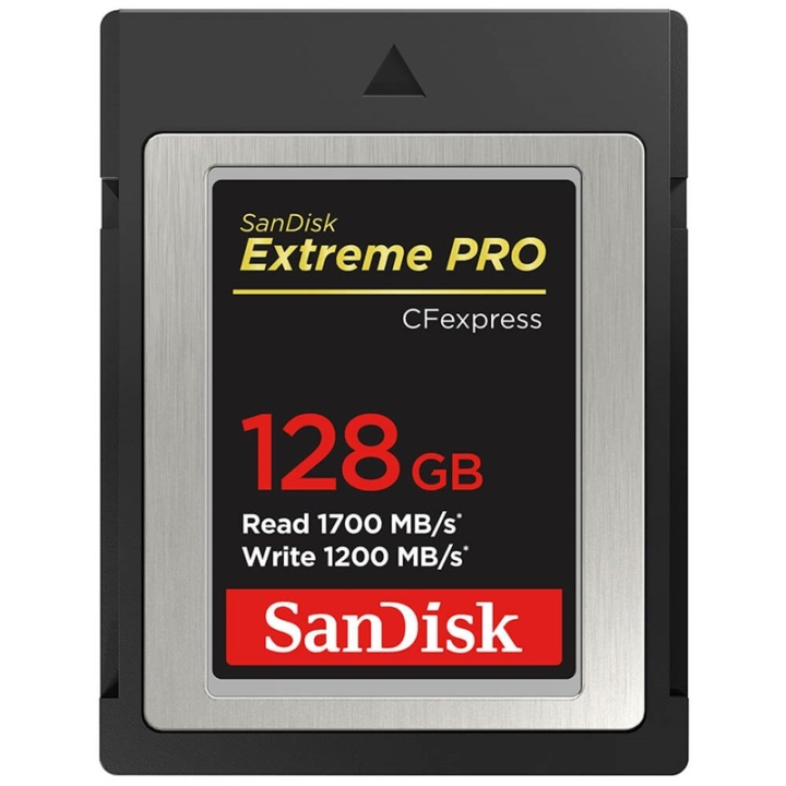 SANDISK Cfexpress Extreme PRO 128GB 1700MB/s 1200MB/s i gruppen Elektronikk / Lagringsmedia / Minnekort / CFExpress hos TP E-commerce Nordic AB (38-91396)