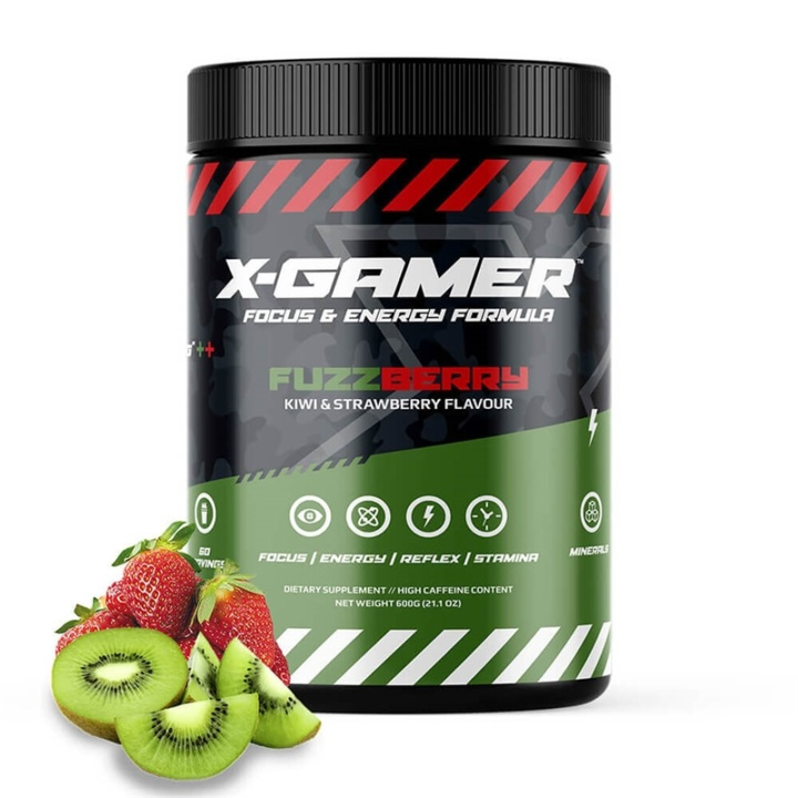 X-GAMER X-Tubz FuzzBerry 60porsjoner - 600g i gruppen Datautstyr / GAMING / Energidrikke for gamere hos TP E-commerce Nordic AB (38-91531)