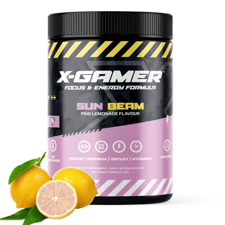 X-GAMER X-Tubz Sun Beam 60porsjoner - 600g i gruppen Datautstyr / GAMING / Energidrikke for gamere hos TP E-commerce Nordic AB (38-91538)