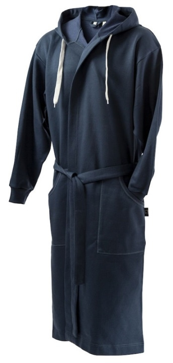 Kosta Linnewäfveri College-badekåpe, Mørkeblå, L/XL i gruppen HJEM, HUS OG HAGE / Baderom / Badekåper hos TP E-commerce Nordic AB (38-91592)