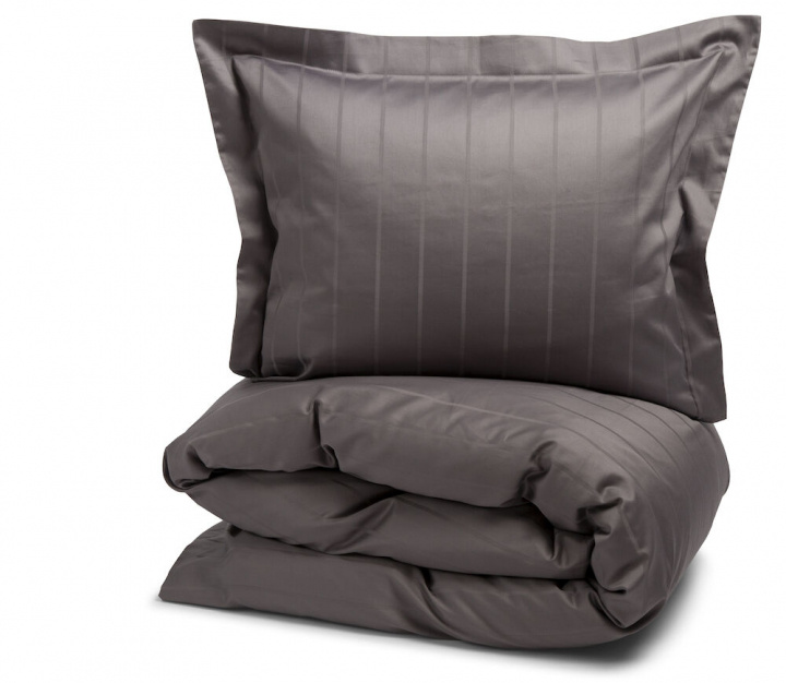 Sengesett 150x210 Liverpool Satin, Mørk grå i gruppen HJEM, HUS OG HAGE / Innredning / Sengetøy hos TP E-commerce Nordic AB (38-91595)