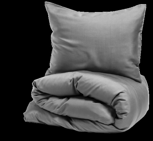 Nottingham sengesett King size, Satin, Lysegrå i gruppen HJEM, HUS OG HAGE / Innredning / Sengetøy hos TP E-commerce Nordic AB (38-91598-LG)
