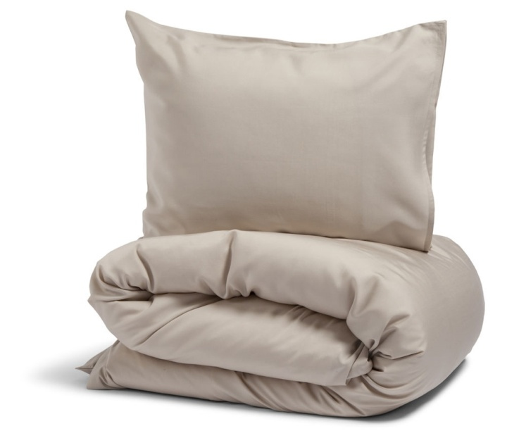 Nottingham Sengesett 210x150, Satin, Sand i gruppen HJEM, HUS OG HAGE / Innredning / Sengetøy hos TP E-commerce Nordic AB (38-91599-SA)