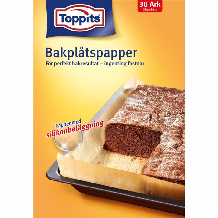 Toppits Bakplåtspapper Ark 33X45cm 30a i gruppen HJEM, HUS OG HAGE / Kjøkkenutstyr / Annet kjøkkenutstyr hos TP E-commerce Nordic AB (38-91642)