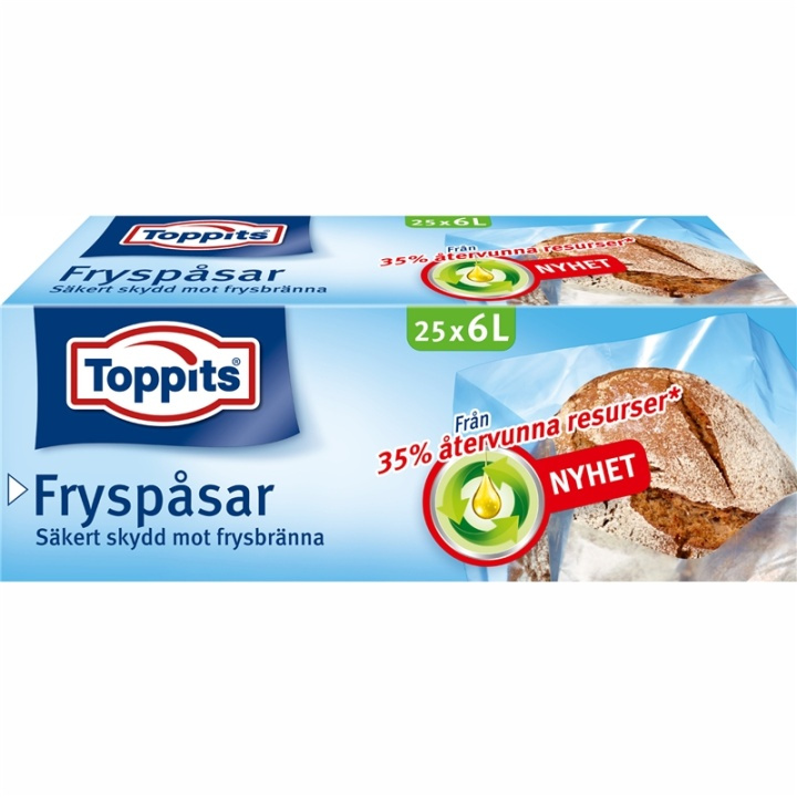 Toppits Fryseposer 6L 25stk (Merk 9stk DFP) i gruppen HJEM, HUS OG HAGE / Kjøkkenutstyr / Annet kjøkkenutstyr hos TP E-commerce Nordic AB (38-91646)